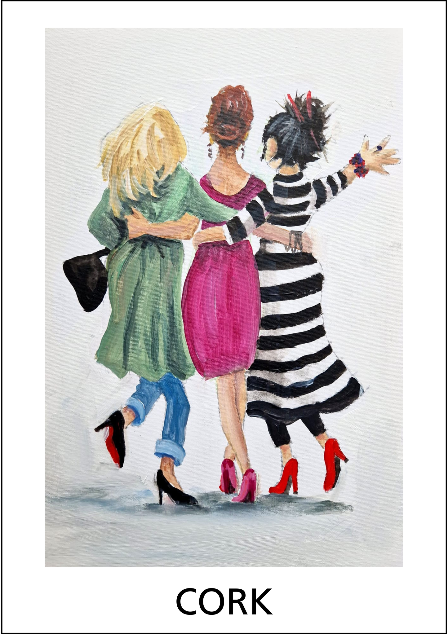 Cork Fun Art Class, Women's Little Christmas January 6th