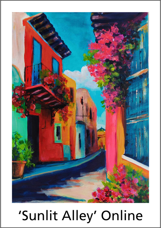 we are Artclub Online! Sunlit Alley