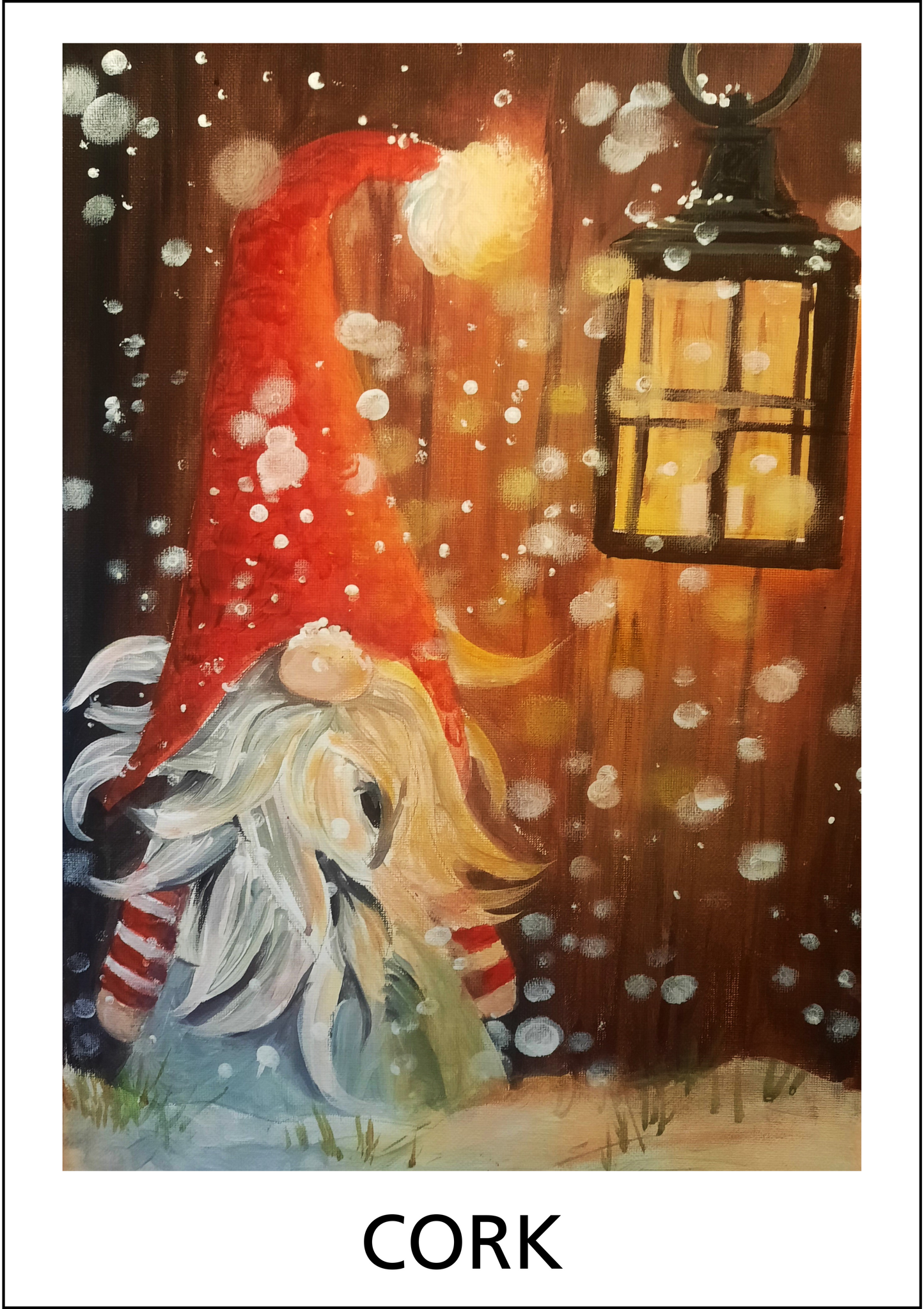 Cork Christmas Fun Art Class 3rd December 2024